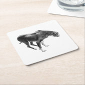 Autumn Table Guardian スクエアペーパーコースター (アングル)