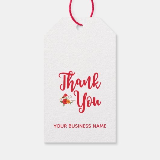 Autumn Thank Craft Articles Handmade ギフトタグ (裏面)