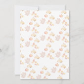 Autumn Thanksgiving Dinner Party Art 招待状 (裏面)