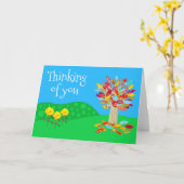 Autumn Thinking of You card by Jo Images カード (黄色い花)