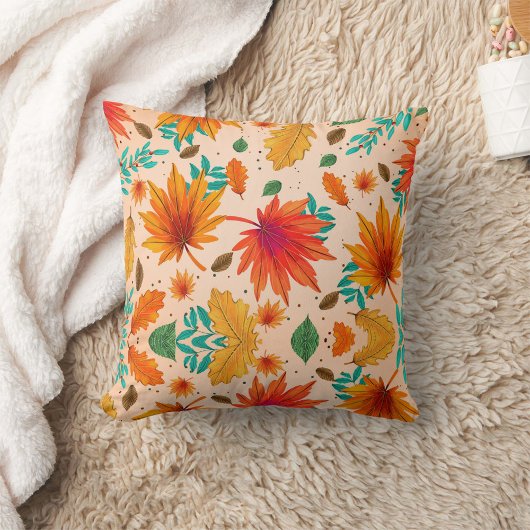 Autumn Throw Pillow クッション