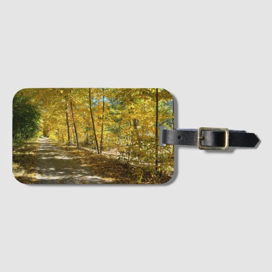 Autumn Trail Luggage Tag ラゲッジタグ (正面横)