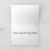 Autumn tree 60 birthday card new by Jo Images カード (内部)
