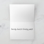 Autumn tree 70th birthday card by Jo Images カード (内部)