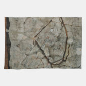 Autumn Tree in Movement by Egon Schiele キッチンタオル (横)