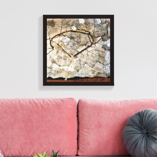 Autumn Tree in Movement by Egon Schiele キャンバスプリント (インサイチュ (リビング))