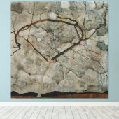 Autumn Tree in Stirred Air キャンバスプリント (インサイチュ (ウッドフロア))