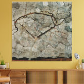 Autumn Tree in Stirred Air キャンバスプリント (インサイチュ (リビング))