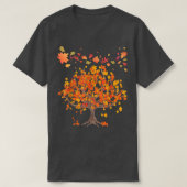 Autumn Tree Leaves Nature Forest Fall69 Tシャツ (デザイン正面)