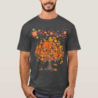 Autumn Tree Leaves Nature Forest Fall69 Tシャツ