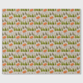 Autumn Tree Pattern Wrapping Paper ラッピングペーパー (フラット)