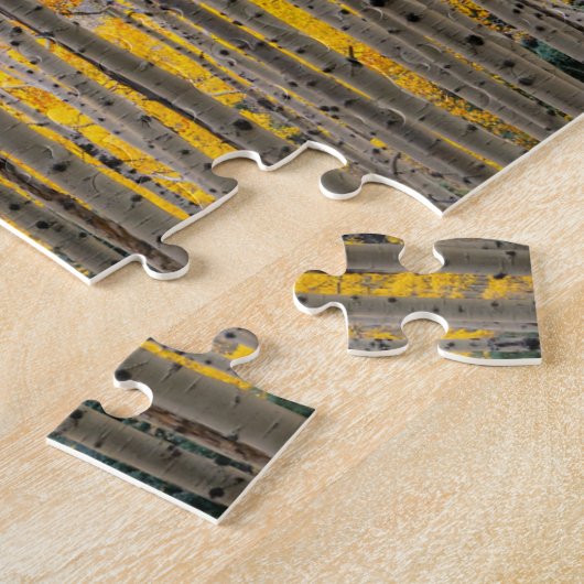 Autumn Trees ジグソーパズル (側面)