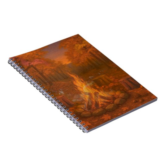 Autumn Twilight Bonfire ノートブック (右側)