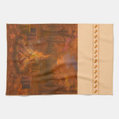Autumn Twilight Bonfire Kitchen Towels キッチンタオル (横)
