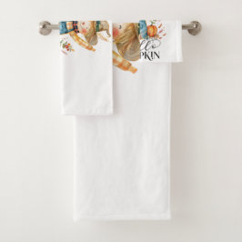 Autumn Vibes Bathroom Towel Set バスタオルセット