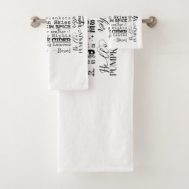 Autumn Vibes Bathroom Towel Set バスタオルセット