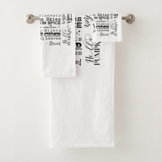 Autumn Vibes Bathroom Towel Set バスタオルセット (インサイチュ)