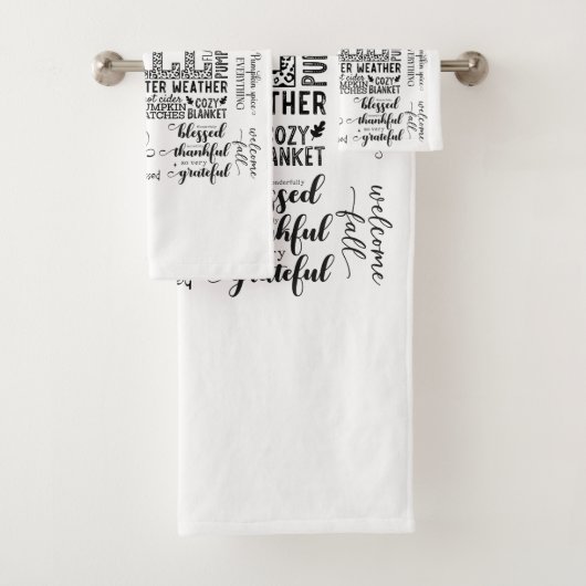 Autumn Vibes Bathroom Towel Set バスタオルセット (インサイチュ)