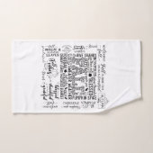 Autumn Vibes Bathroom Towel Set バスタオルセット (ハンドタオル)