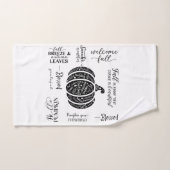 Autumn Vibes Bathroom Towel Set バスタオルセット (ハンドタオル)