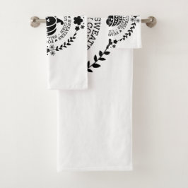Autumn Vibes Bathroom Towel Set バスタオルセット