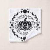 Autumn Vibes Bathroom Towel Set バスタオルセット (ウォッシュタオル)