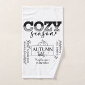 Autumn Vibes Bathroom Towel Set バスタオルセット (ハンドタオル)