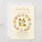 Autumn Vibes Fall party 招待状 (正面)