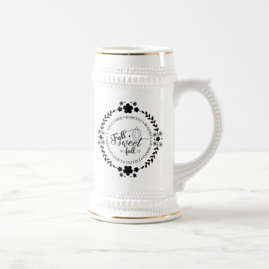 Autumn Vibes Mugs & Steins ビールジョッキ (右)
