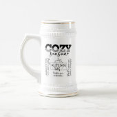 Autumn Vibes Mugs & Steins ビールジョッキ (左)