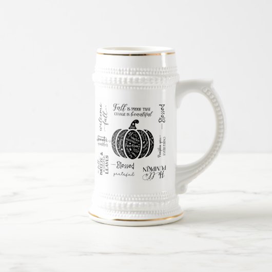 Autumn Vibes Mugs & Steins ビールジョッキ (右)