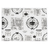 Autumn Vibes Paper Gift Bag ラージペーパーバッグ (正面)