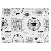 Autumn Vibes Paper Gift Bag ラージペーパーバッグ (裏面)