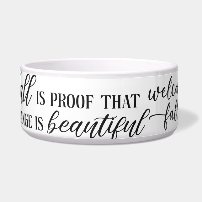 Autumn Vibes Pet Feeding Bowls ボウル (正面)