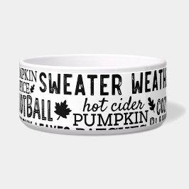 Autumn Vibes Pet Feeding Bowls ボウル