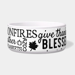 Autumn Vibes Pet Feeding Bowls ボウル