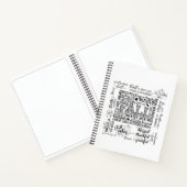 Autumn Vibes Spiral Notebook & Sketchbook ノートブック (内部)