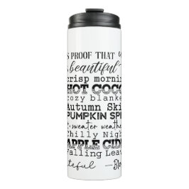 Autumn Vibes Thermal Tumbler タンブラー