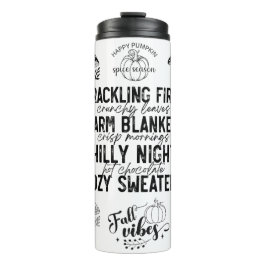 Autumn Vibes Thermal Tumbler タンブラー