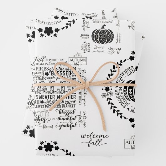 Autumn Vibes Wrapping Papers ラッピングペーパーシート (インサイチュ)
