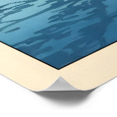 Autumn Wall Art Print River Scene with Fall ポスター (角)