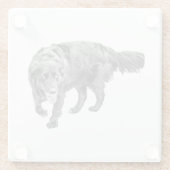 Autumn Watch Beneath the Leaves ガラスコースター (裏面)