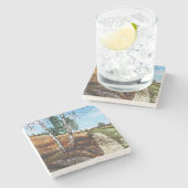 Autumn watercolor painting ストーンコースター (横)