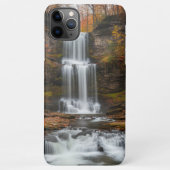 Autumn waterfalls - beautiful  iPhoneケース (裏面)