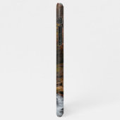 Autumn waterfalls - beautiful  iPhoneケース (左側)