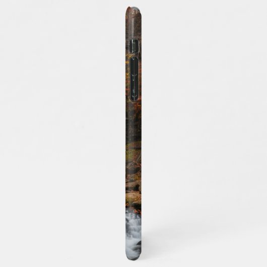 Autumn waterfalls - beautiful  iPhoneケース (左側)