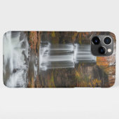 Autumn waterfalls - beautiful  iPhoneケース (裏面横)