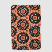 Autumn Westie Floral  ゴルフタオル (正面)