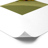 Autumn Whisper –Minimal Seasonal Poster by Sklines ポスター (角)