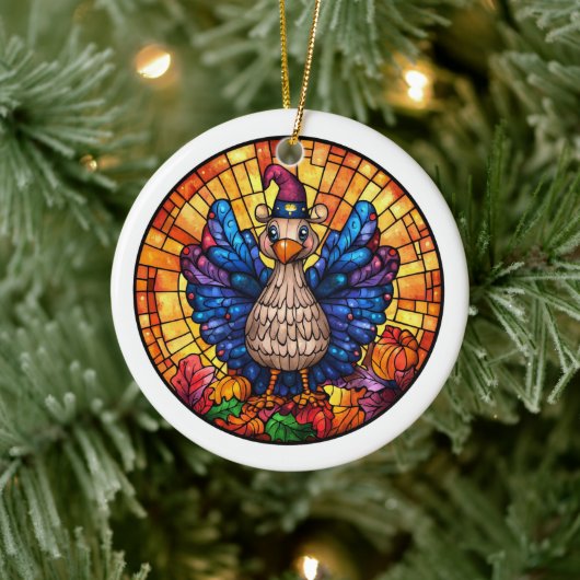 Autumn Wildlife セラミックオーナメント (ツリー)